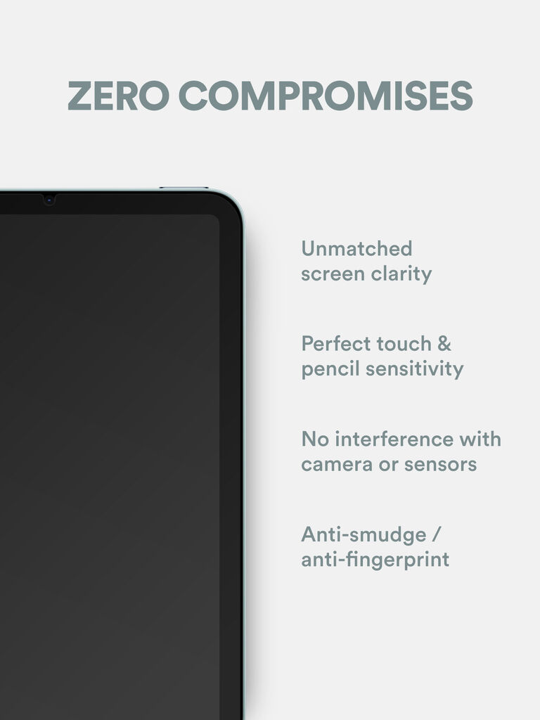 Apple iPad Mini (6th Gen) BodyGuardz® Pure® 2 Premium Glass Screen Protector