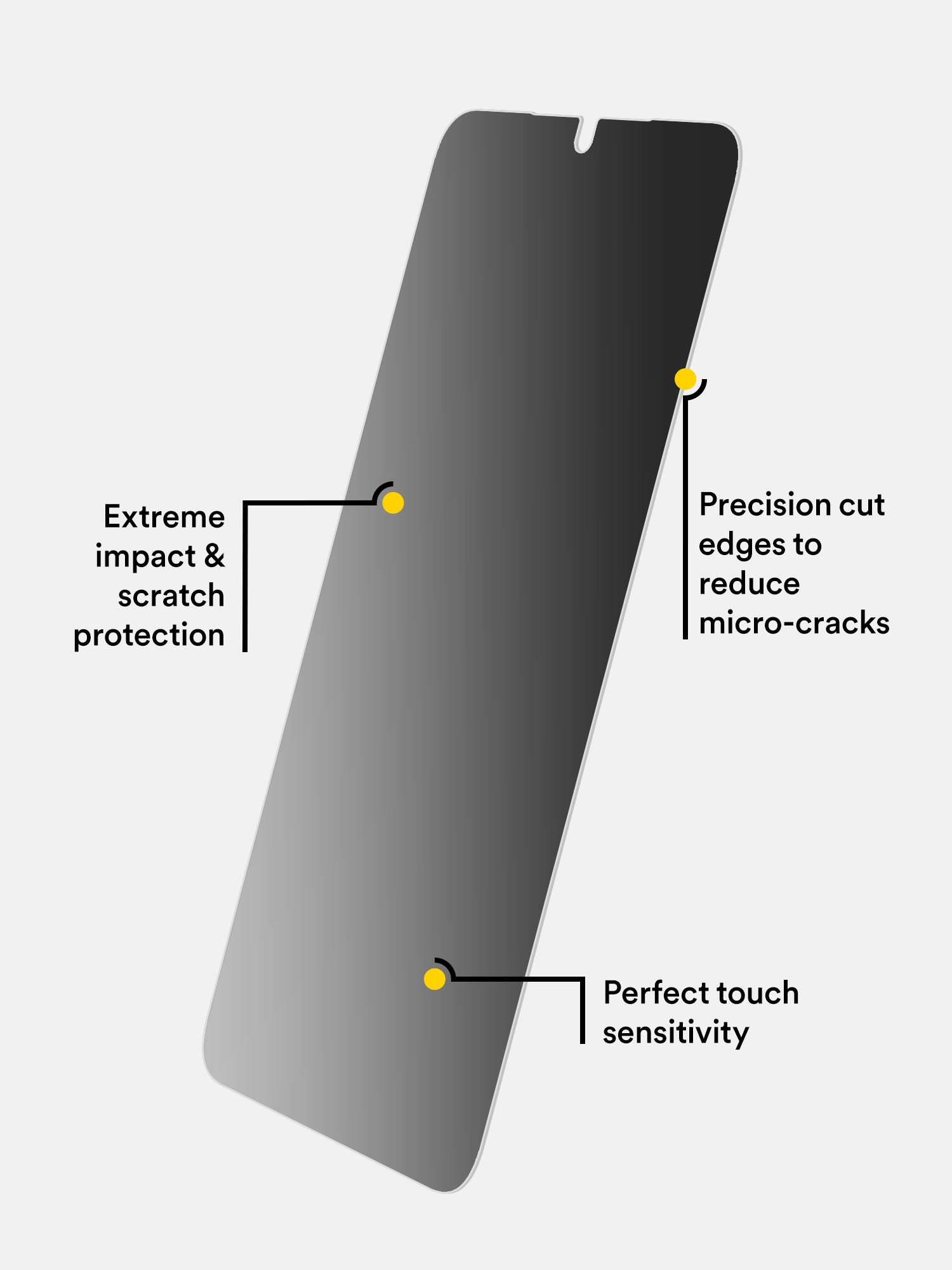 Privacy Tempered Glass Screen Protector for Samsung Galaxy S26