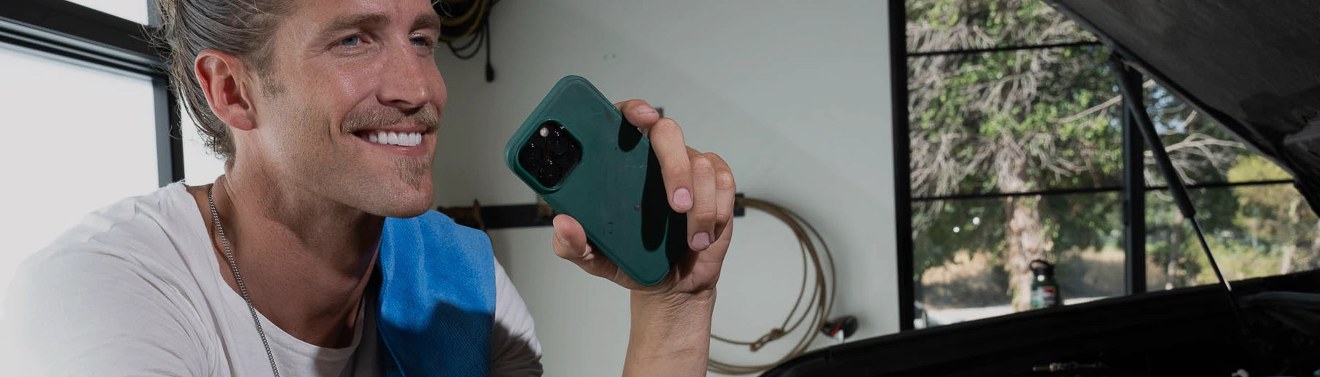 Ace Pro phone cases are shown on various cellphone devices.