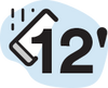 Up to 12' drop protection
