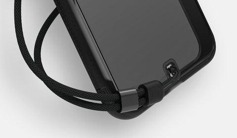 Removable lanyard.