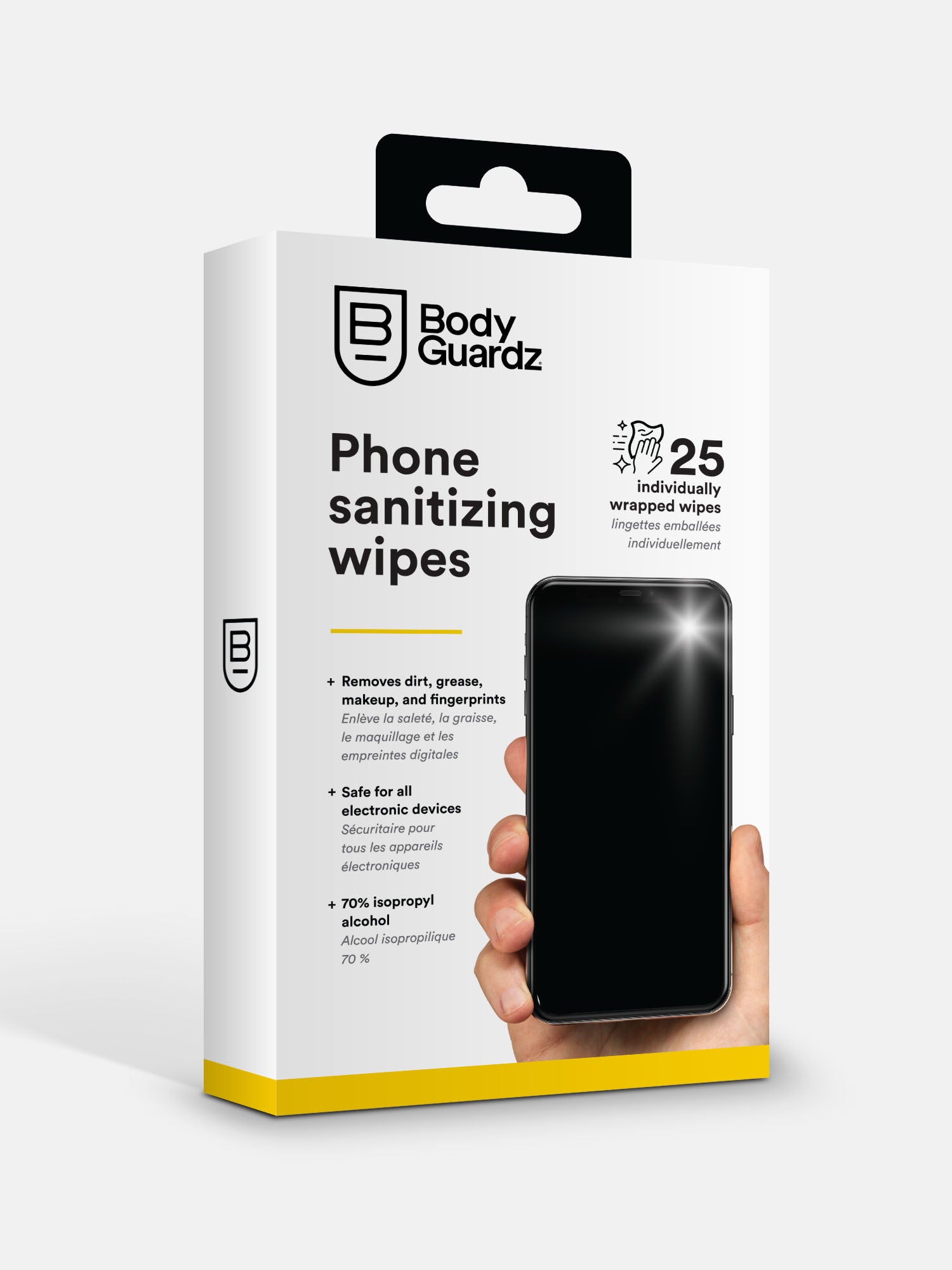 BodyGuardz Sanitizing Wipes (25 Pack)