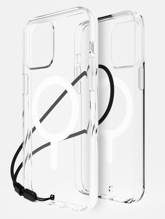 Magnetic For IPhone 15 Pro Max Case With Invisible Stand[ Compatible With MagSafe][Full Camera Lens Protector][Military Drop Protection] Shockproof Not Yellowing Clear Slim Soft For Women Men