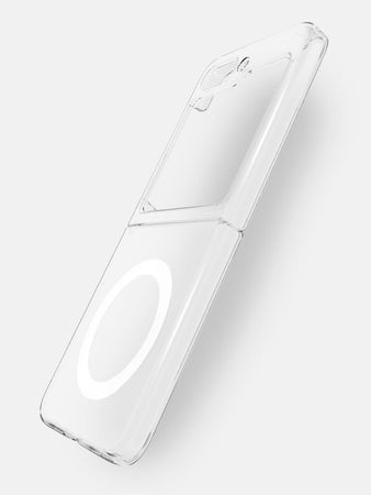 Samsung Galaxy Z Flip6 Clear Case w/ Integrated Magnet | BodyGuardz