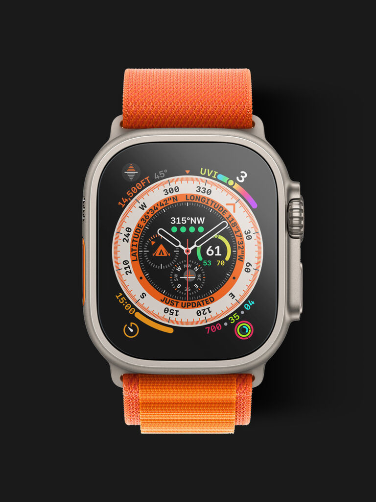 BodyGuardz Apex™ Premium Glass Screen Protector for Apple Watch Ultra / Ultra 2