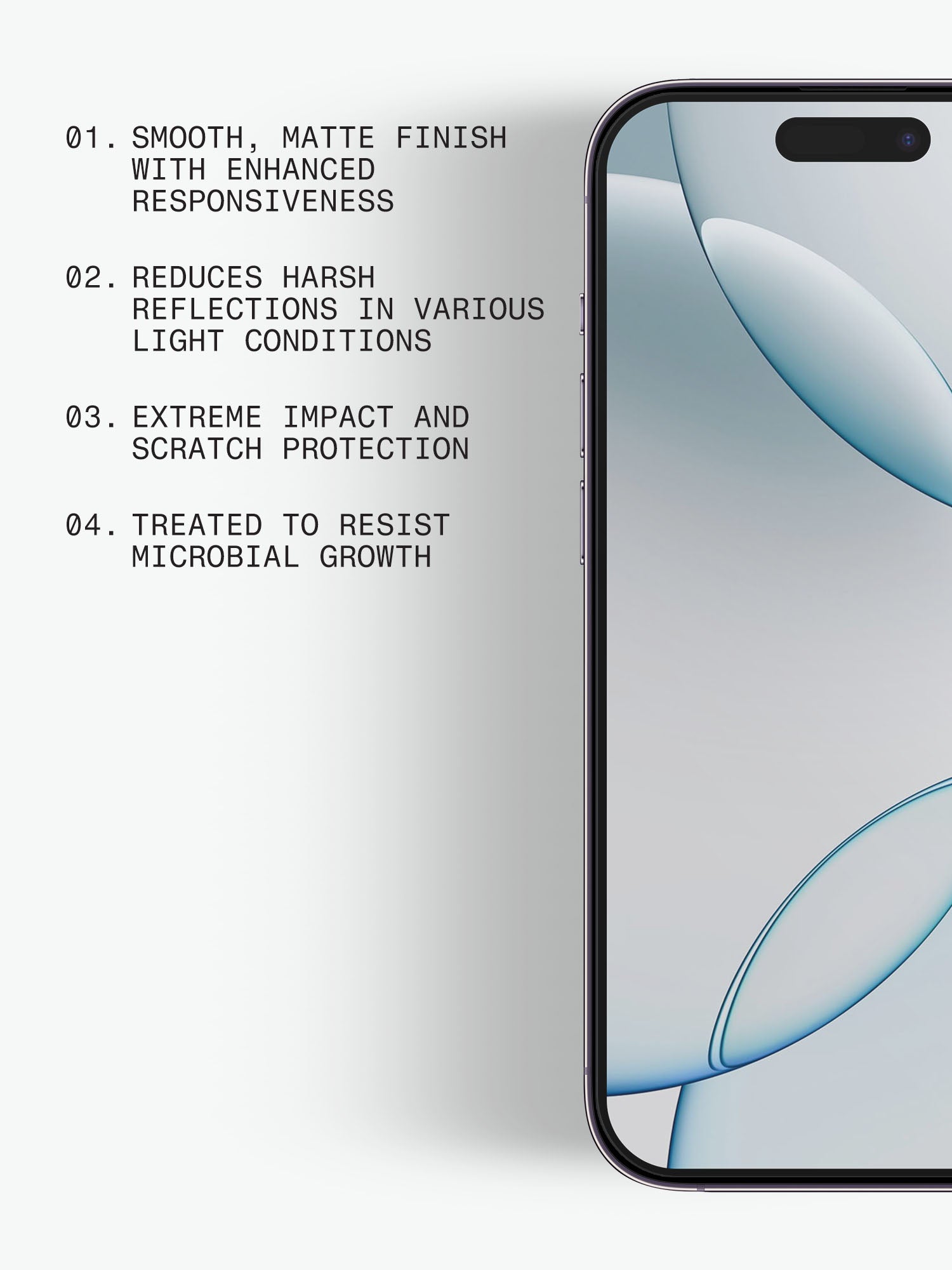 Matte Tempered Glass Screen Protector for iPhone 18 Pro
