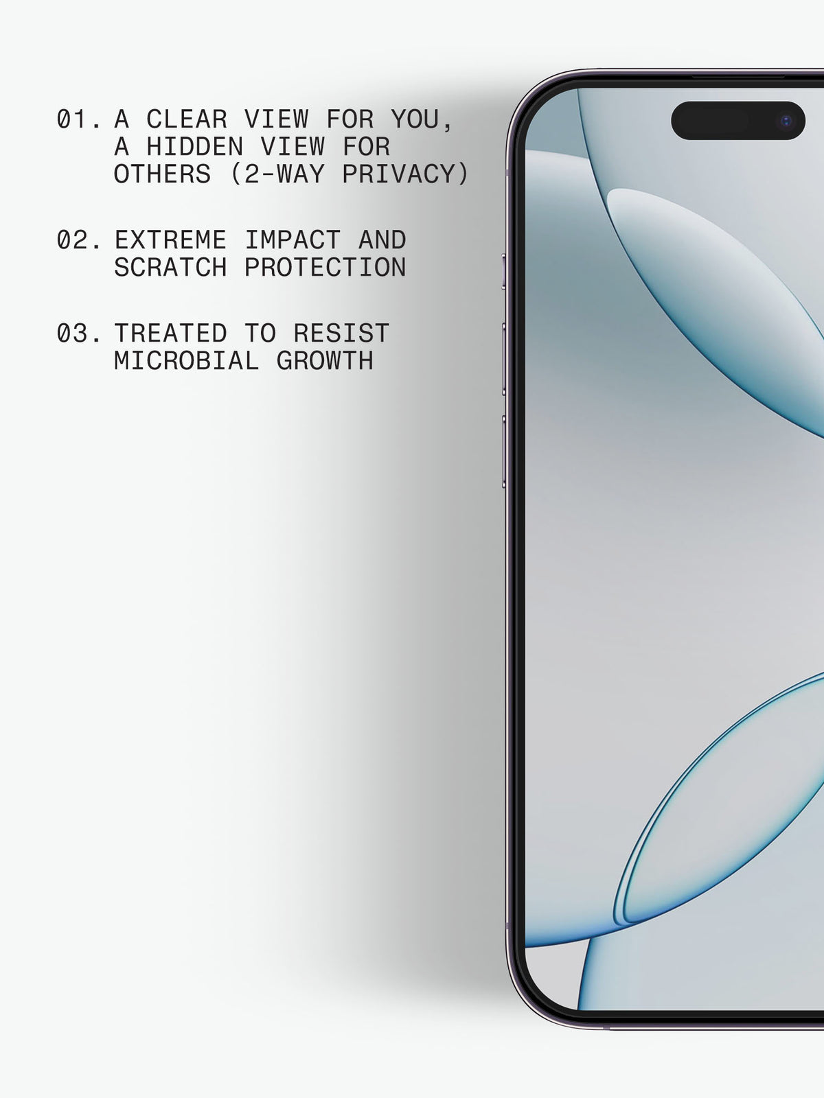 Privacy Tempered Glass Screen Protector for iPhone 18 Pro