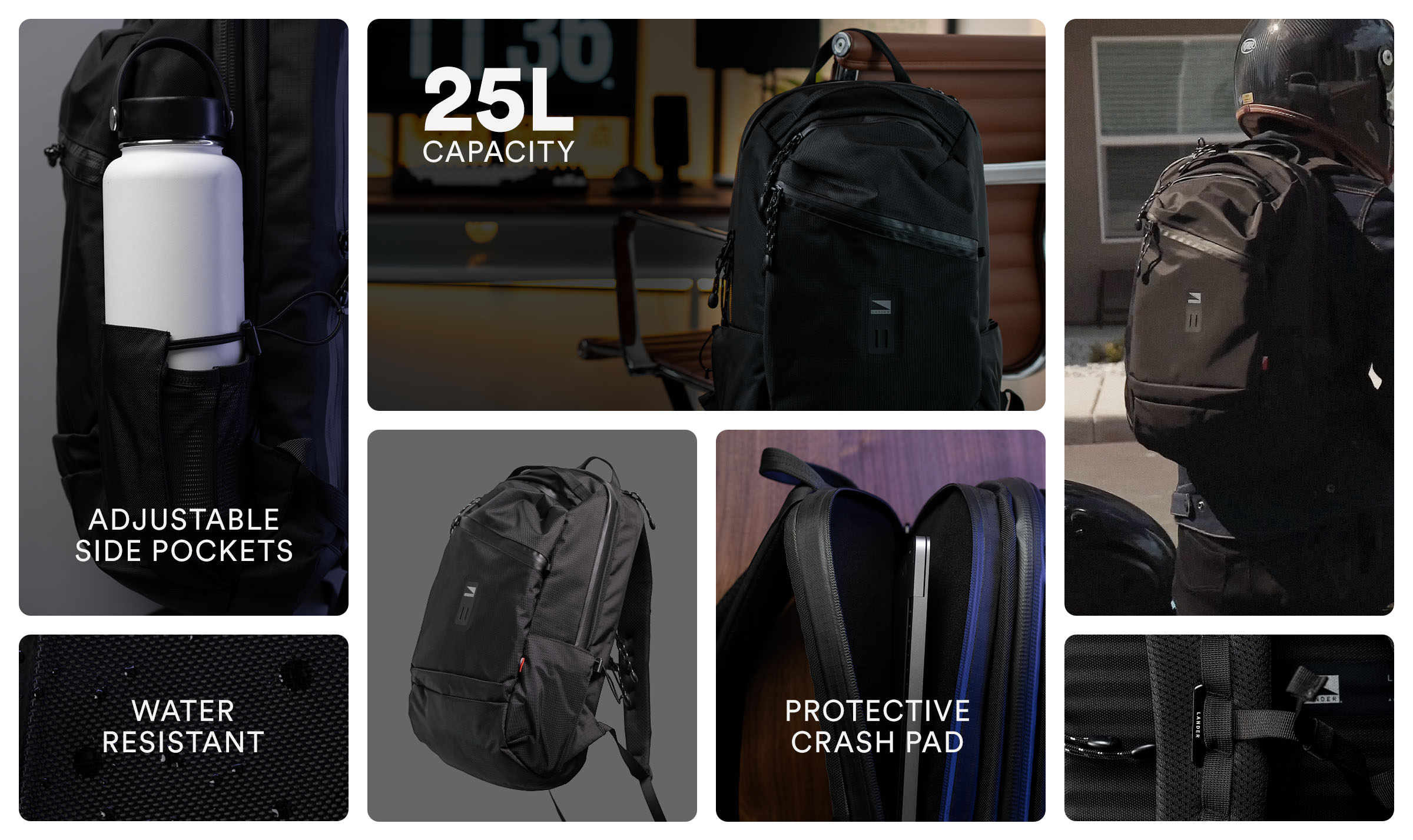 Tech Commuter (25L) - Shock-Absorbant, Water-Resistant EDC