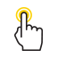 Perfect touch sensitivity icon