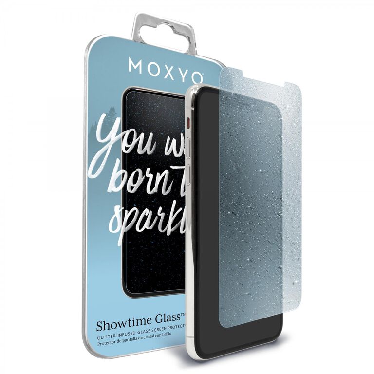 Showtime Glitter Glass (Blue) for Apple iPhone X