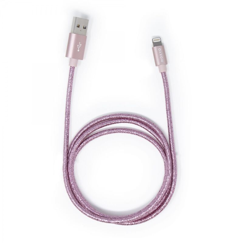 Metallic Nylon Braided Lightning Cable