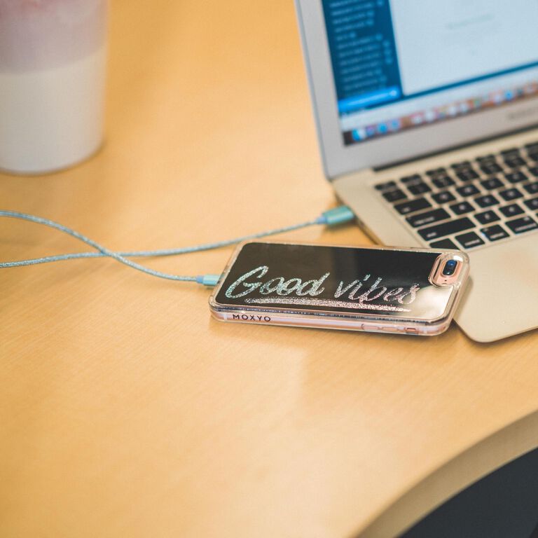 Metallic Nylon Braided Lightning Cable (Blue)