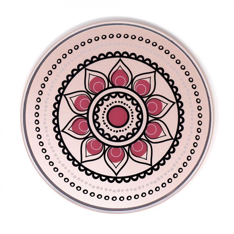 Wireless Charging Pad—(Rose Gold) with Floral Design