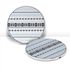 Wireless Charging Pad—(Silver) with Geometric Pattern