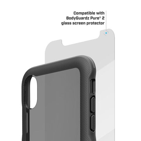 BodyGuardz Trainr Pro Case with Unequal Technology (Black/Gray) for Apple iPhone Xr, , large