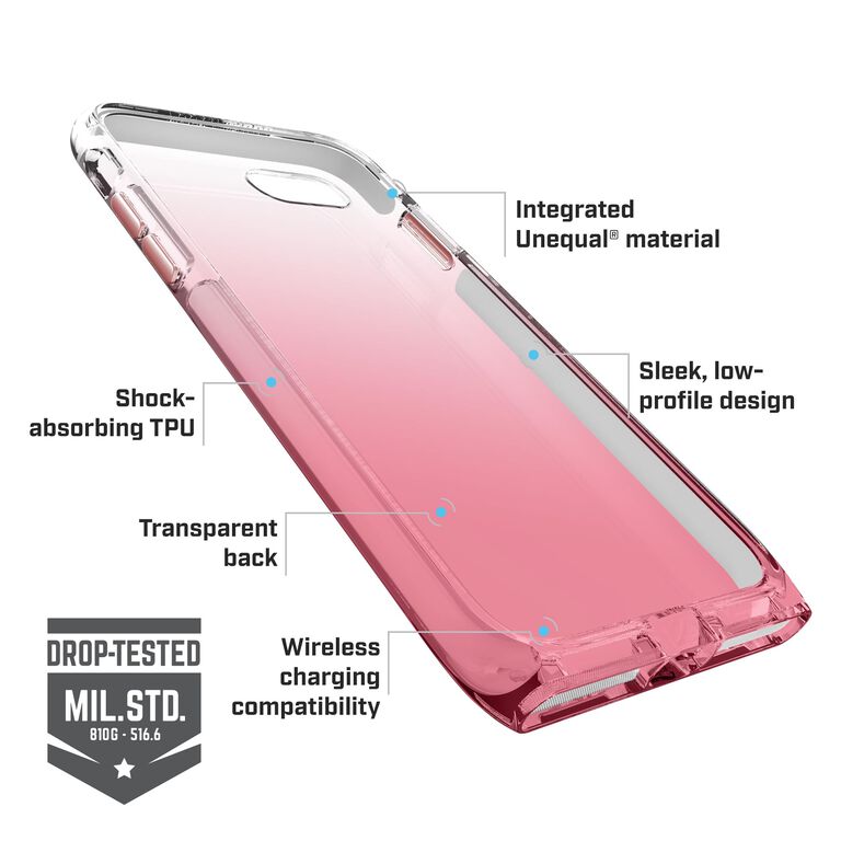 BodyGuardz Harmony Case featuring Unequal (Rose Quartz) for Apple iPhone SE (2nd Gen) / iPhone 8 / iPhone 7, , large