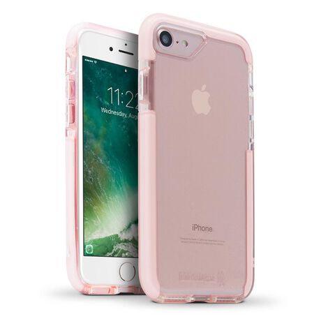 BodyGuardz Ace Pro Case featuring Unequal (Pink/White) for Apple iPhone SE (2nd Gen) / iPhone 8 / iPhone 7, , large