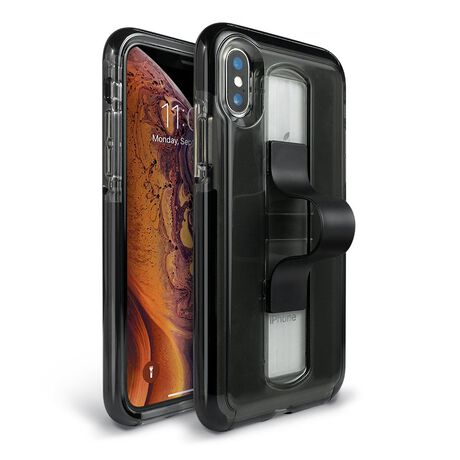 BodyGuardz SlideVue Case featuring Unequal (Smoke/Black) for Apple iPhone X/Xs, , large