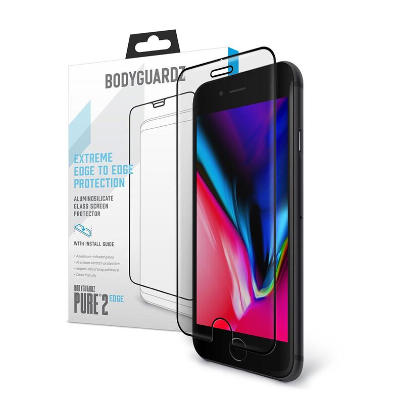Apple iPhone 6/6s Plus BodyGuardz® Pure® 2 Edge Premium Glass Screen Protector