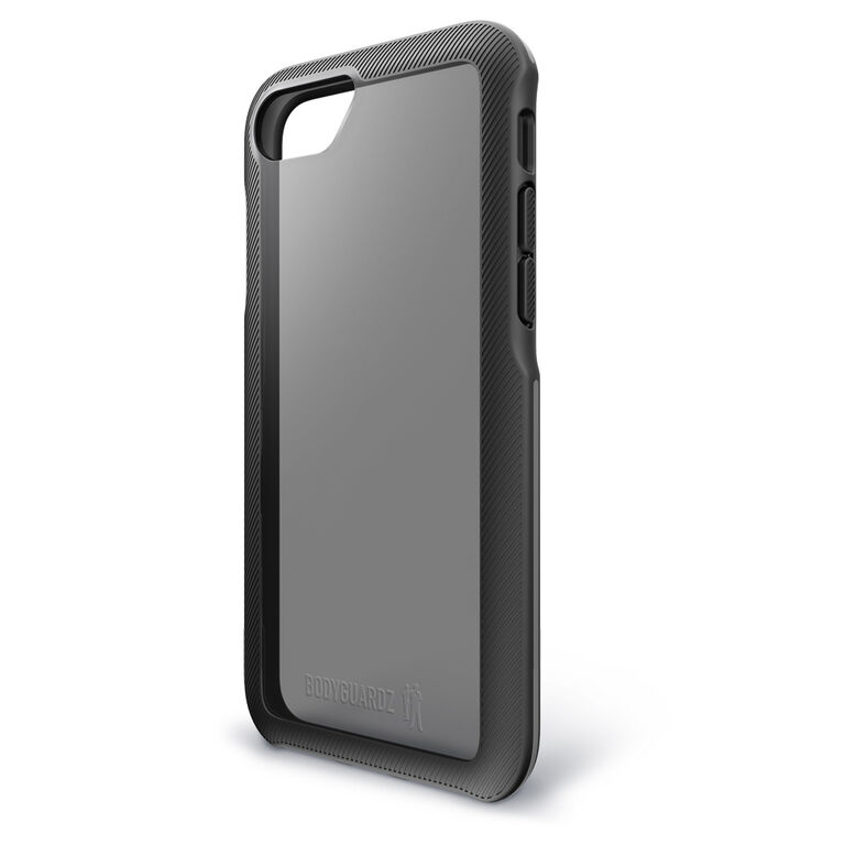 BodyGuardz Trainr Case with Unequal Technology (Black/Gray) for Apple iPhone SE (2nd Gen) / iPhone 8 / iPhone 7 / iPhone 6s, , large