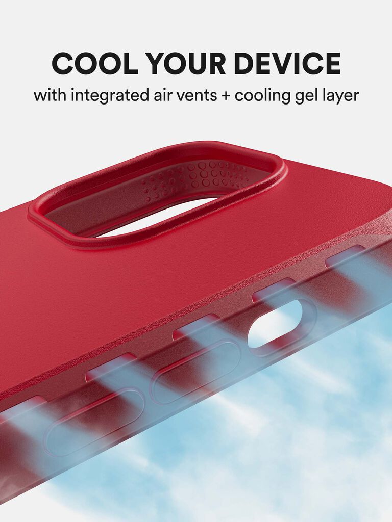 BodyGuardz Paradigm Pro Case featuring  (Crimson) for Apple iPhone 15 Pro Max, , large