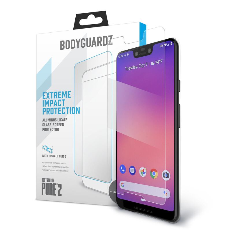 Google Pixel 3 XL BodyGuardz® Pure® 2 Premium Glass Screen Protector