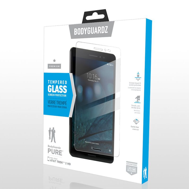 AT&T Trek 2 HD/ ZTE Brabham BodyGuardz Pure® Premium Glass Screen Protector