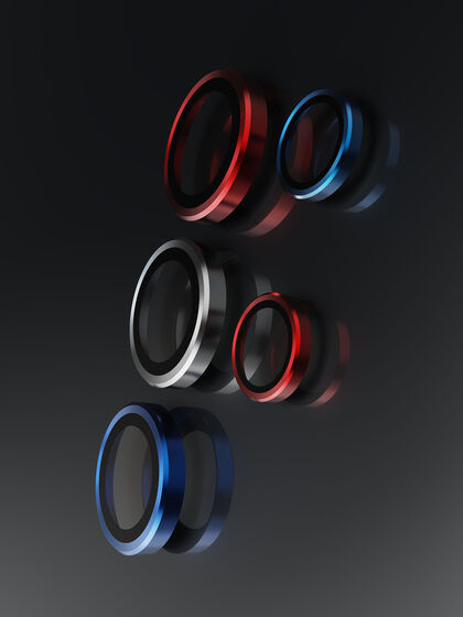 BodyGuardz Apex Galaxy S24 Ultra Camera Protector,Olympic (Red/White/Blue), , large