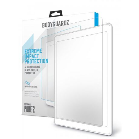 Apple iPad Mini (5th Gen) BodyGuardz® Pure® 2 Premium Glass Screen Protector, , large