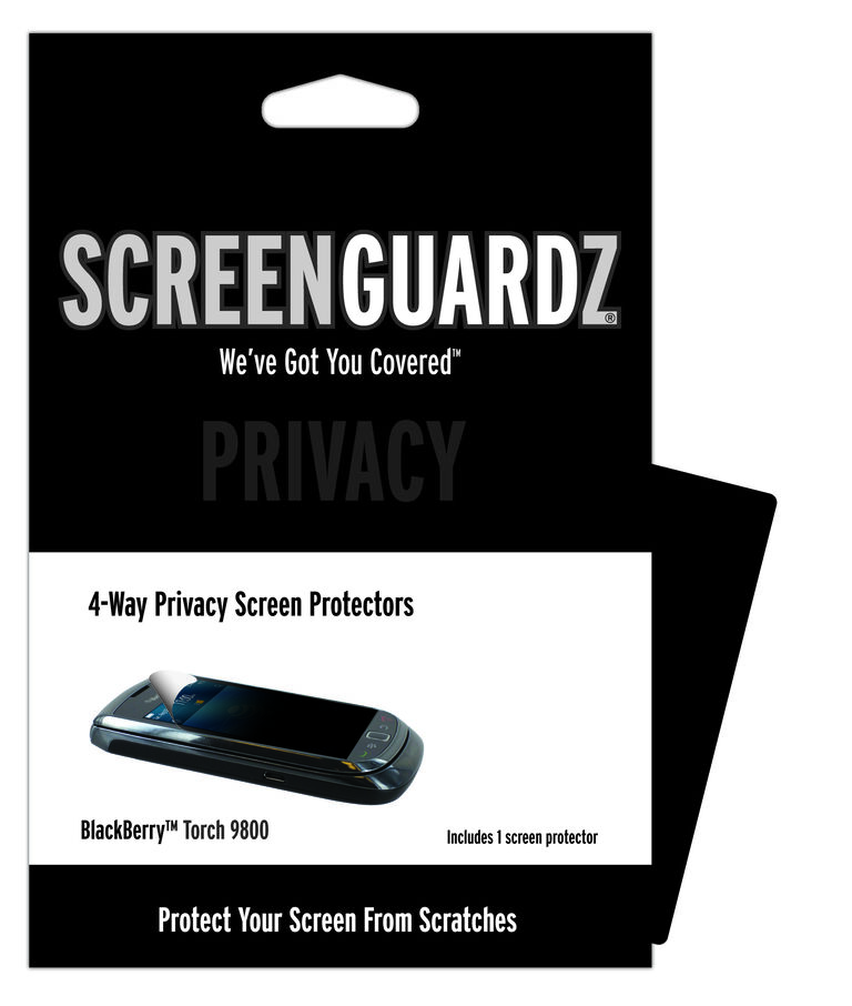 Privacy ScreenGuardz for BlackBerry Torch 9800, , large