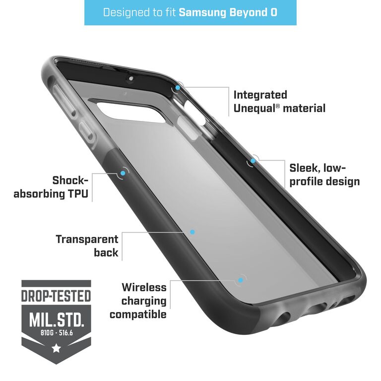BodyGuardz Ace Pro Case featuring Unequal (Smoke/Black) for Samsung Galaxy S10e, , large