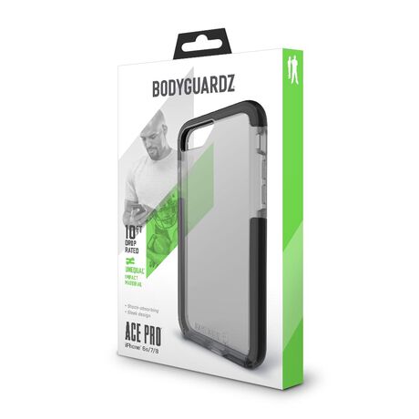 BodyGuardz Ace Pro Case featuring Unequal (Smoke/Black) for Apple iPhone 6/6s7/8, , large