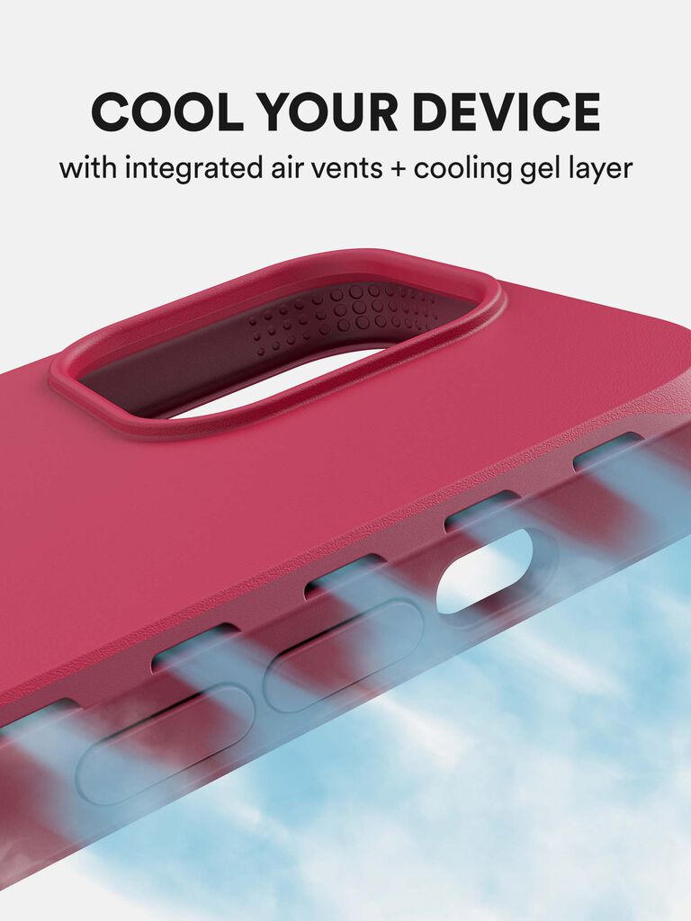 BodyGuardz Paradigm Pro Case featuring  (Pomegranate) for Apple iPhone 15 Pro Max, , large