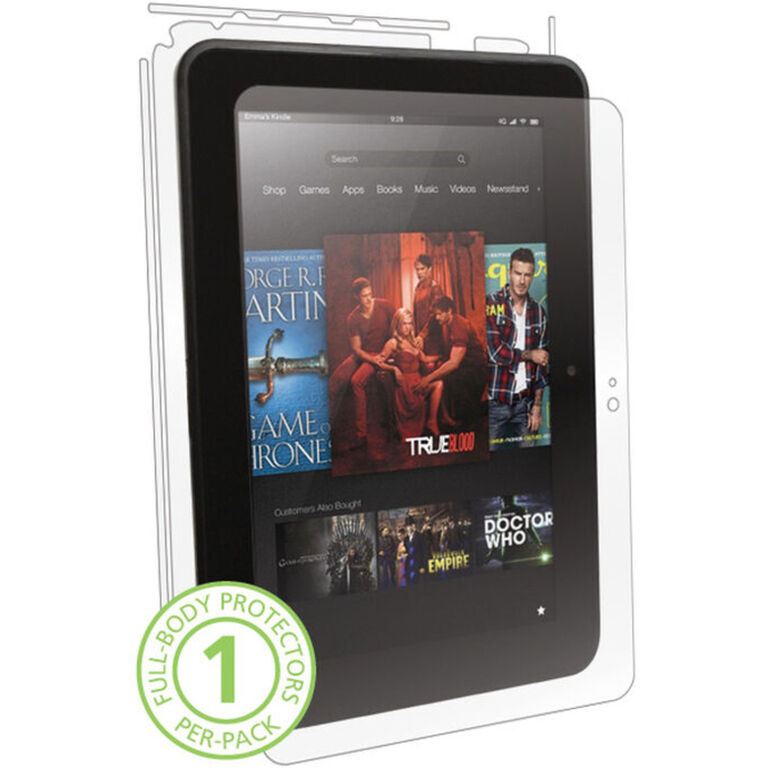 UltraTough Clear Skins Full Body for Amazon Kindle Fire HD 8.9, , large