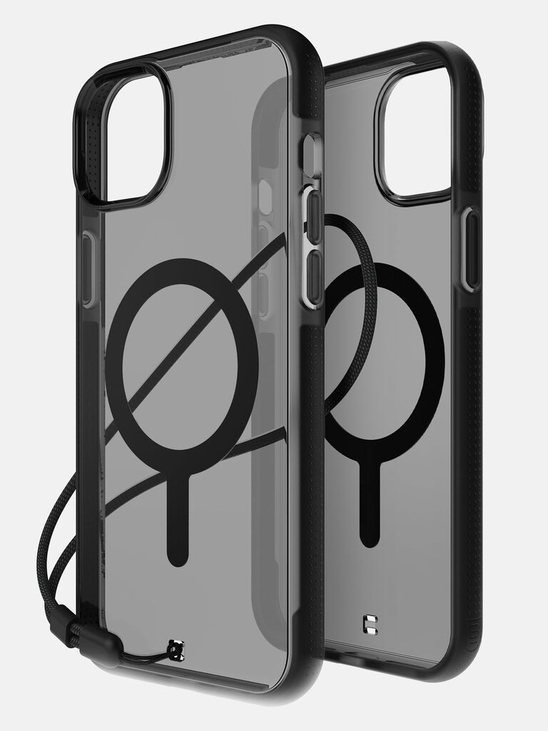 Ace Pro Smoke and Black Case with MagSafe for iPhone 15 Plus