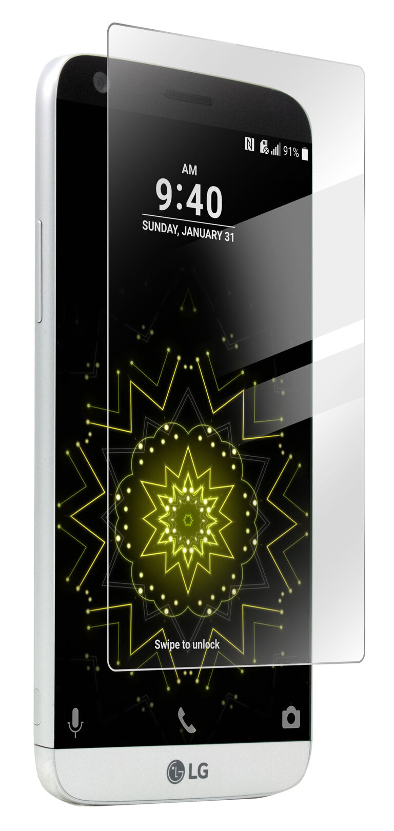 BodyGuardz Pure™ Flex Premium Glass Screen Protector for LG G5, , large
