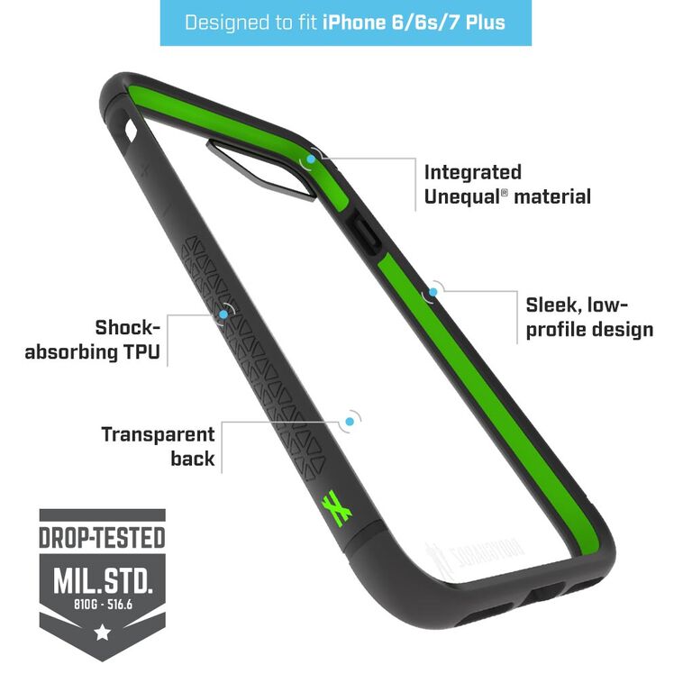 BodyGuardz Contact Case with Unequal Technology (Black) for Apple iPhone 6/6s/7/8 Plus, , large