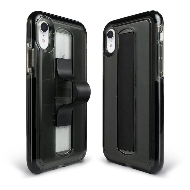 BodyGuardz SlideVue Case featuring Unequal (Smoke/Black) for Apple iPhone Xr, , large