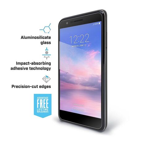 LG Harmony 2 / Premier Pro LTE / K30 / Phoenix Plus BodyGuardz Pure® 2 Premium Glass Screen Protector, , large