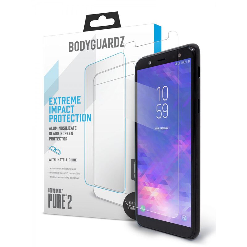 Samsung Shine / Galaxy A6 BodyGuardz® Pure® 2 Premium Glass Screen Protector