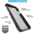 BodyGuardz Ace Pro Case featuring Unequal (Smoke/Black) for Apple iPhone 6 Plus / 6s Plus / 7 Plus / 8 Plus, , large