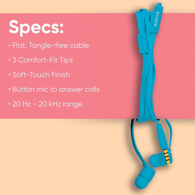 Mission earbuds (Aqua), , large
