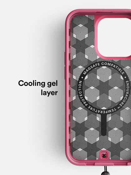 BodyGuardz Paradigm Pro Case featuring (Pomegranate) for Apple iPhone 15 Pro, , large