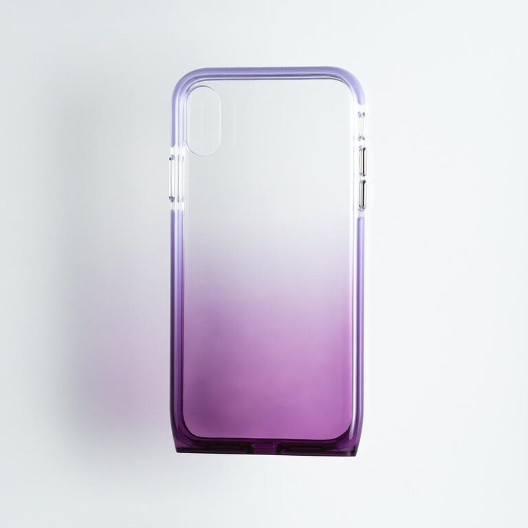 BodyGuardz Harmony Case featuring Unequal (Clear/Purple) for Apple iPhone X/Xs, , large