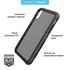 BodyGuardz Trainr Pro Case with Unequal Technology (Black/Gray) for Apple iPhone X/Xs, , large