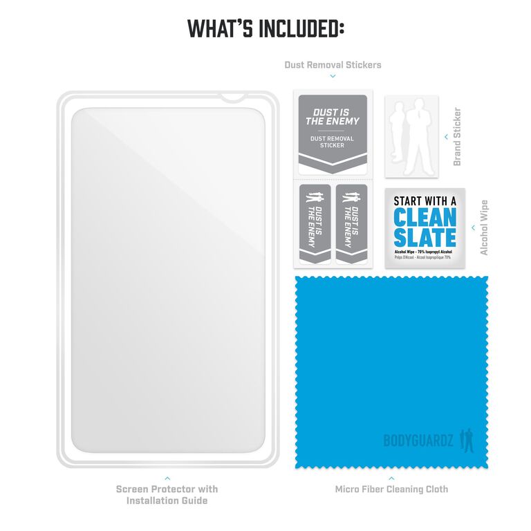 BodyGuardz Protect - BodyGuardz Pure 2 Glass for Apple iPad Pro 12.9" (3rd, 4th, & 5th Gen), , large