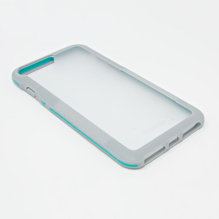 BodyGuardz Trainr Case with Unequal Technology (Gray/Mint) for Apple iPhone 6/6s/7/8 Plus, , large