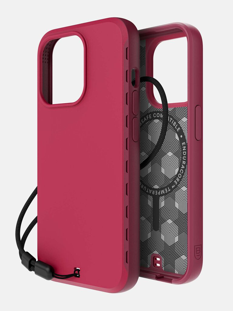 iPhone 15 Pro case with detachable lanyard