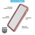 BodyGuardz Trainr Case with Unequal Technology (Rose Gold/White) for Apple iPhone X, , large