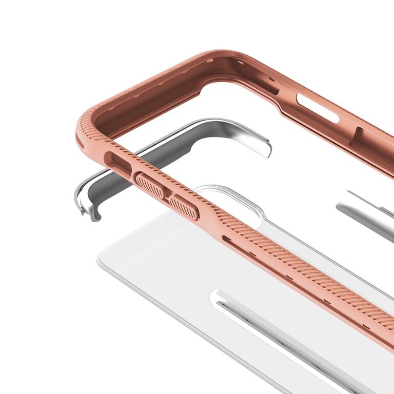BodyGuardz Trainr Case with Unequal Technology (Rose Gold/White) for Apple iPhone X, , large